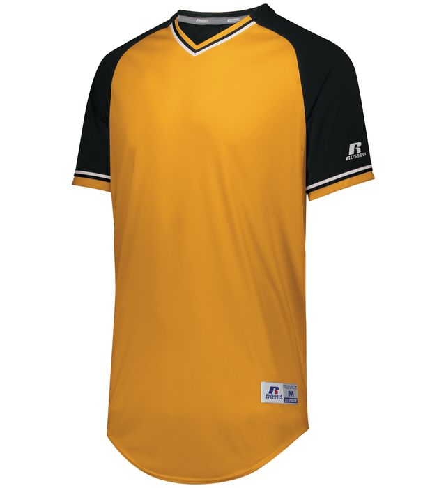 Russell Athletic Braves Baseball Youth USA V-Neck Jersey